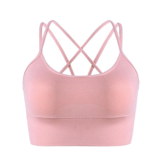 Cross-Back Sports Bra for Women — Plus Size