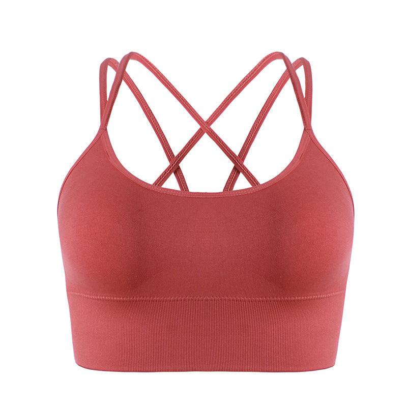 Cross-Back Sports Bra for Women — Plus Size