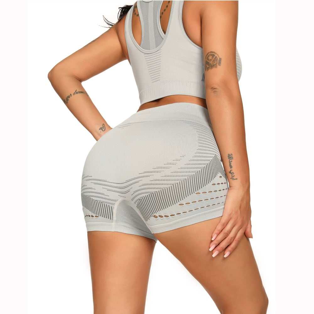 Seamless Hip-Lift Yoga Shorts