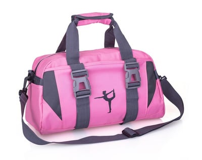 Durable nylon yoga and gym bag in vibrant colors for active lifestyle