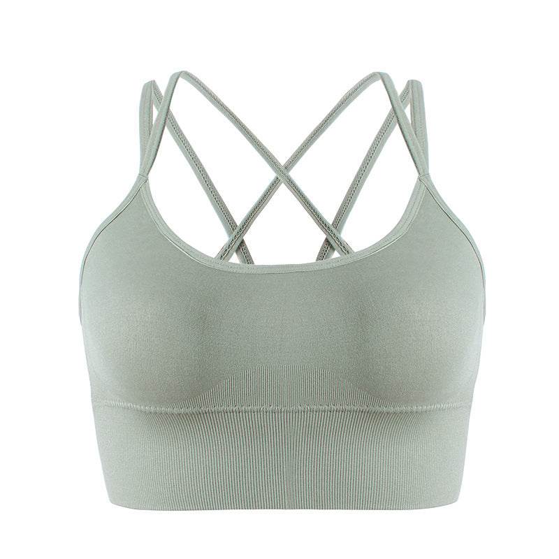 Cross-Back Sports Bra for Women — Plus Size