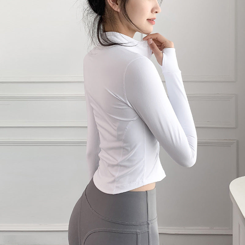 Women's Long Sleeve Workout Jacket for Yoga and RunningYour go-to layer for every workout, every season. This women's long sleeve sports jacket is built for movement — lightweight, quick-drying, and sleek enough to wear Jacket / HoodieBeauty Babeez FitsBeauty Babeez Fits LLCWomen's Long Sleeve Workout Jacket