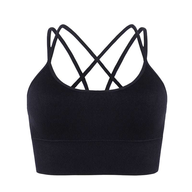 Cross-Back Sports Bra for Women — Plus Size