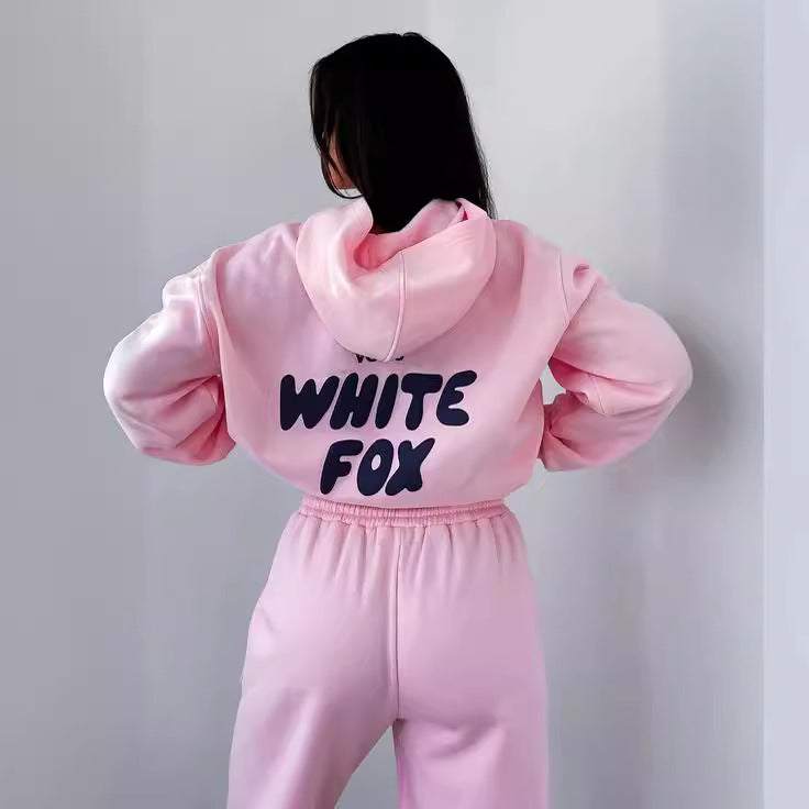 Fashionable Logo Hoodie and Sweatpants Set (2 Pieces)Step into a world of comfort and style with our latest two-piece hoodie set, designed for the fashion-forward individual! This versatile ensemble features a trendy lActivewear SetBeauty Babeez FitsBeauty Babeez Fits LLCtwo-piece hoodie set
