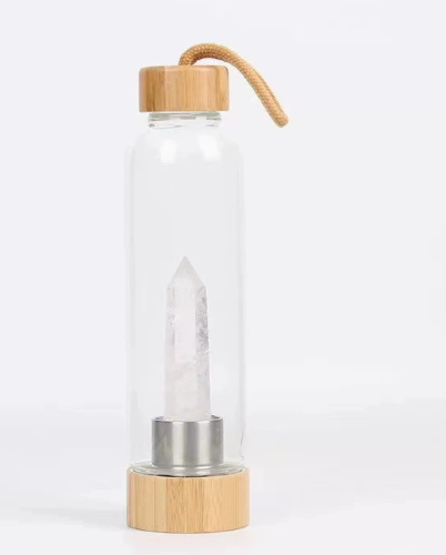 Crystal Bamboo Water BottleElevate your hydration ritual with our Crystal Bamboo Water Bottle. Crafted from durable glass and paired with a genuine healing crystal, this bottle is as beautifulWater BottleBeauty Babeez Fits LLCBeauty Babeez Fits LLCCrystal Bamboo Water Bottle