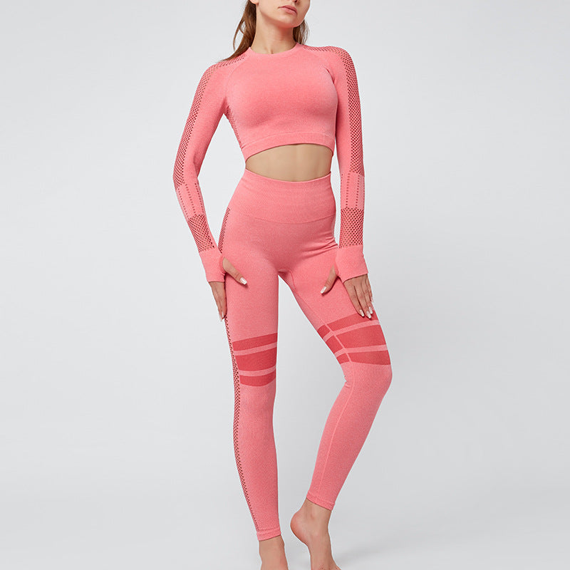 Women's Long Sleeve Workout Leggings SetTrain harder, look better. This two-piece workout set pairs a long-sleeve top with matching leggings in a premium nylon-spandex blend that’s quick-drying, breathableActivewear SetBeauty Babeez FitsBeauty Babeez Fits LLCWomen's Long Sleeve Workout