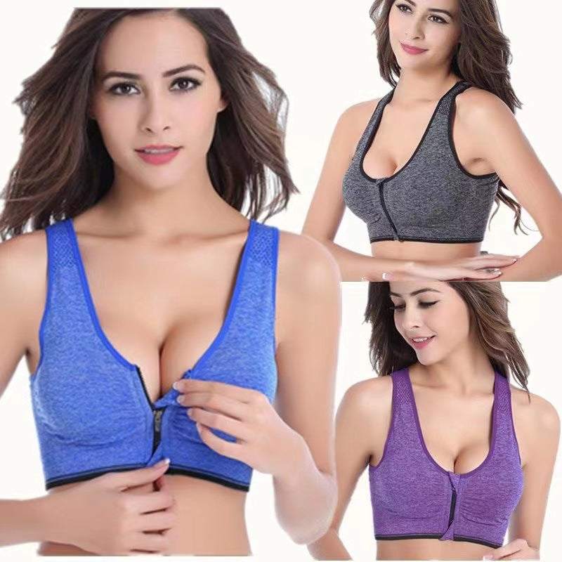 Plus Size Shockproof Seamless Sports Bra for Fitness