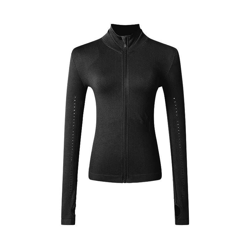 Women's Long Sleeve Zip Sports Jacket for Yoga & RunningIntroducing our stylish and functional long-sleeve sports jacket, designed specifically for women who embrace an active lifestyle. Perfect for fitness enthusiasts, tActivewearBeauty Babeez FitsBeauty Babeez Fits LLCLong Sleeve Sports Jacket