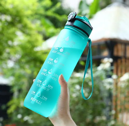 Gradient Color Sports Water Bottle