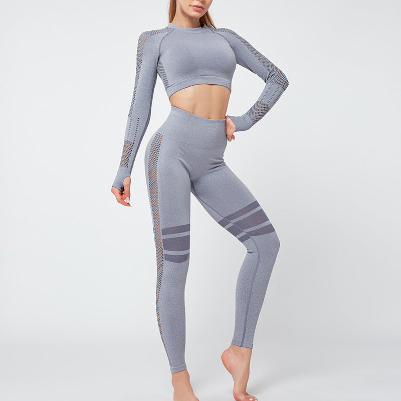 Women's Long Sleeve Workout Leggings SetTrain harder, look better. This two-piece workout set pairs a long-sleeve top with matching leggings in a premium nylon-spandex blend that’s quick-drying, breathableActivewear SetBeauty Babeez FitsBeauty Babeez Fits LLCWomen's Long Sleeve Workout