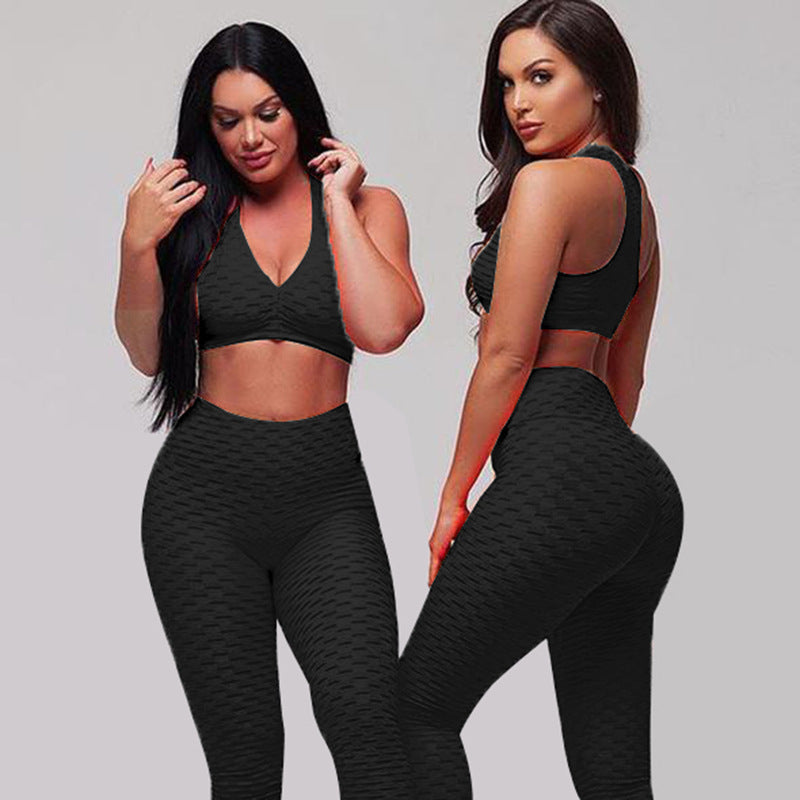 Yoga Set with Leggings and Workout Gear