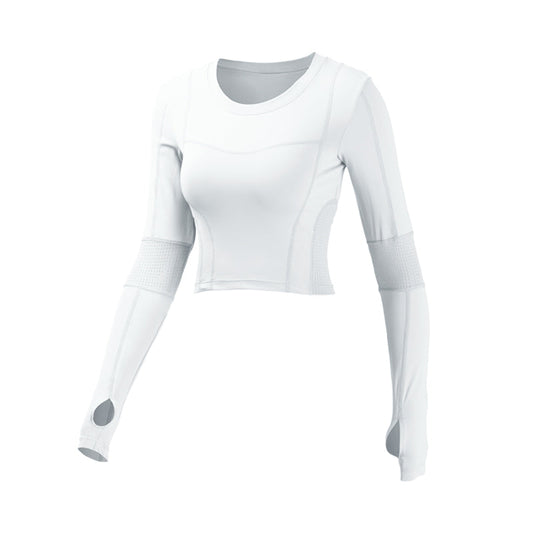 Women's Long Sleeve Crop Top with Thumb HolesStyle meets function. This fitted long-sleeve crop top features a flattering scoop neck, thumb hole cuffs, and a cropped silhouette that pairs perfectly with high-waActivewear TopBeauty Babeez FitsBeauty Babeez Fits LLCWomen's Long Sleeve Crop Top