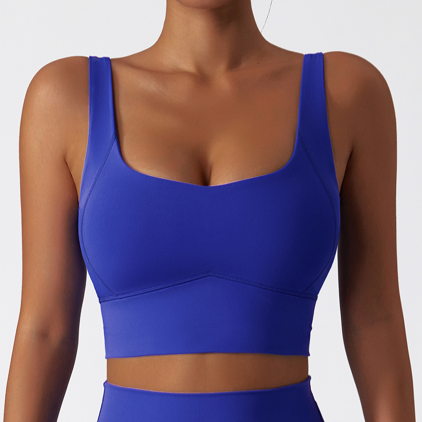 Nude Feel Seamless Comfort Sports Bra for Women