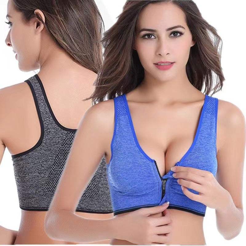 Plus Size Shockproof Seamless Sports Bra for Fitness
