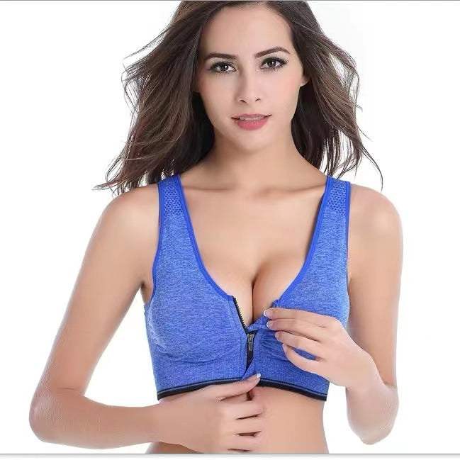 Plus Size Shockproof Seamless Sports Bra for Fitness