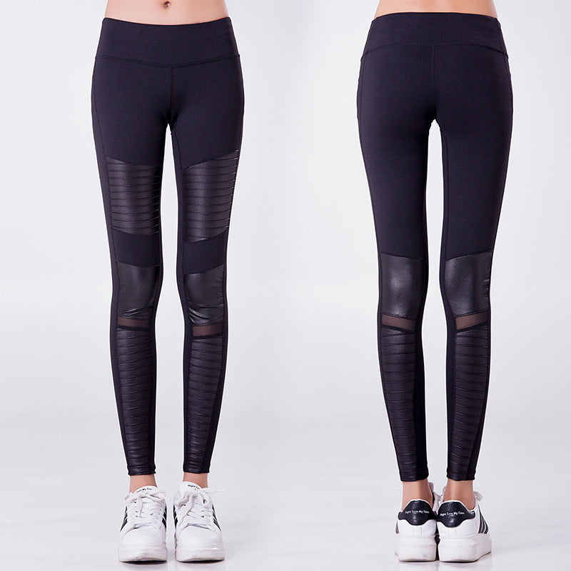 Korean Style Quick-Dry High-Waist Yoga Pants for Women
