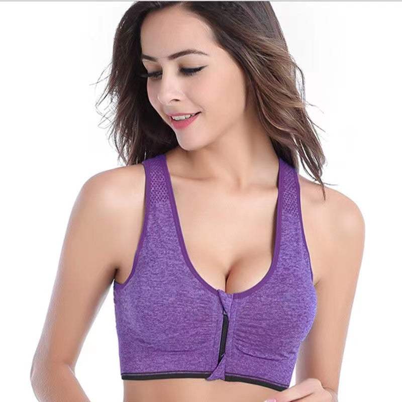 Plus Size Shockproof Seamless Sports Bra for Fitness