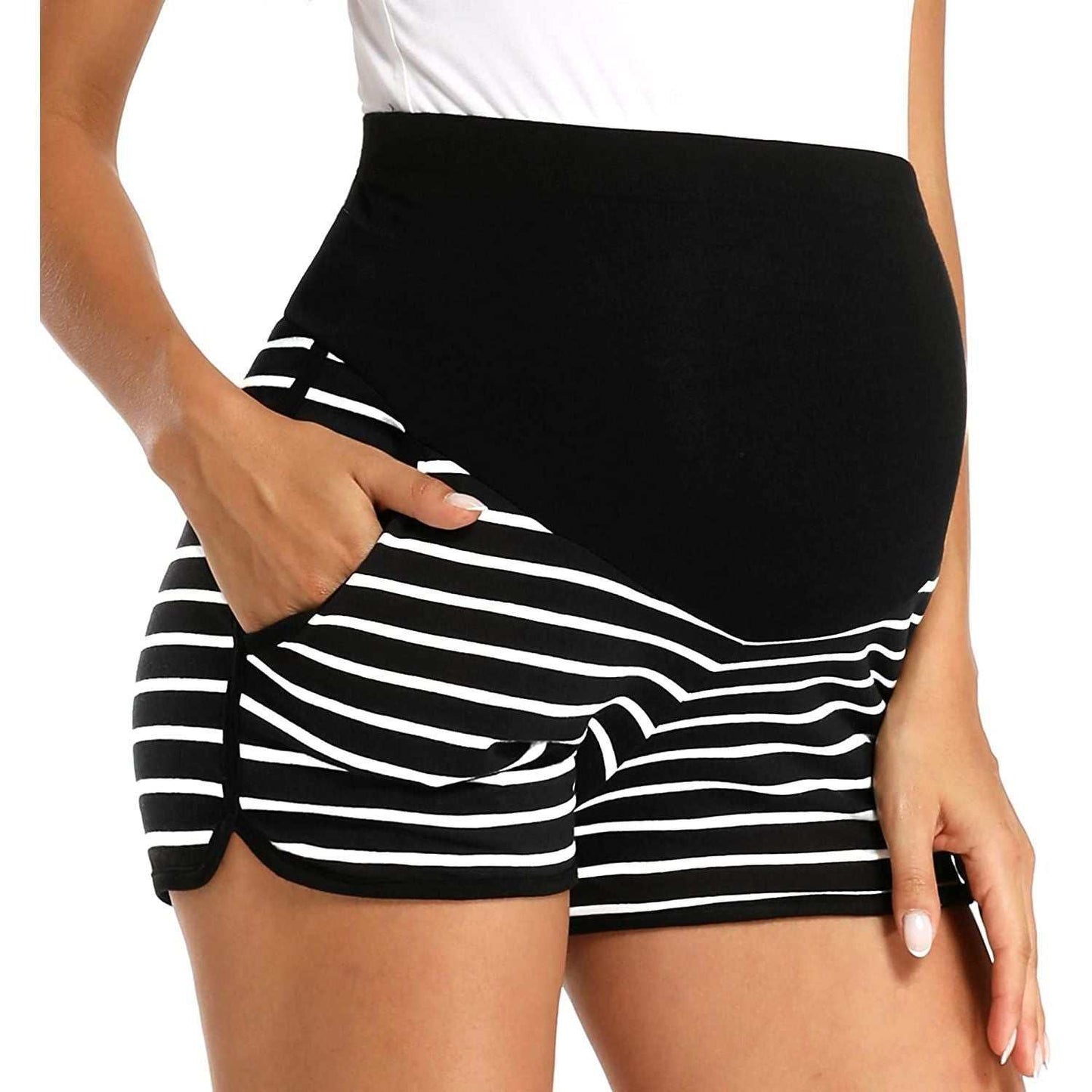 Fashionable Casual Maternity Sports Shorts with Belly HolderIntroducing our New Fashion Casual Maternity Pants, designed specifically for the comfort and style of mothers-to-be. These maternity sports shorts are perfect for cMaternity ActivwearBeauty Babeez FitsBeauty Babeez Fits LLCFashion Casual Maternity Shorts