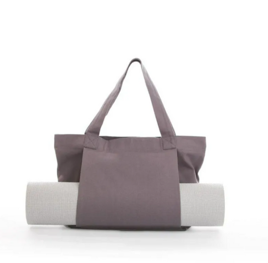 Stylish durable canvas sports storage bag for women yoga mats and daily essentials