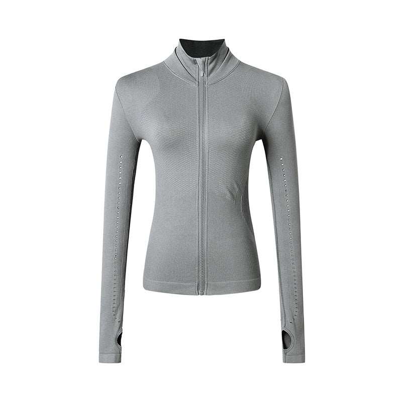 Women's Long Sleeve Zip Sports Jacket for Yoga & RunningIntroducing our stylish and functional long-sleeve sports jacket, designed specifically for women who embrace an active lifestyle. Perfect for fitness enthusiasts, tActivewearBeauty Babeez FitsBeauty Babeez Fits LLCLong Sleeve Sports Jacket