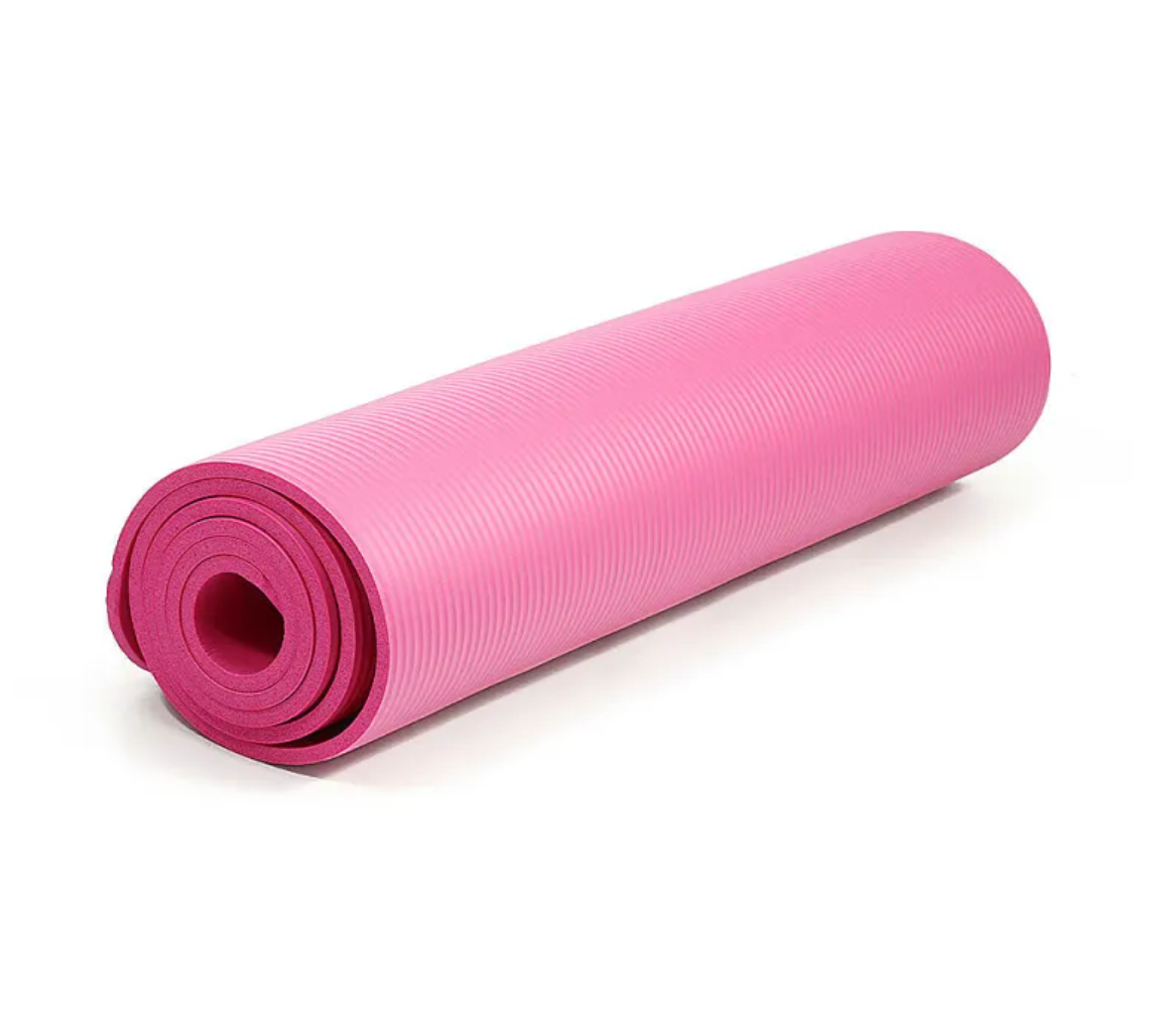 Widened Non-slip Fitness MatHigh-density NBR yoga mat measuring 183x61x1 cm and 10mm thick, designed for sports, fitness, and yoga. Features a widened, non-slip surface and is eco-friendly. MatFitness EquipmentBeauty Babeez FitsBeauty Babeez Fits LLCWidened Non-slip