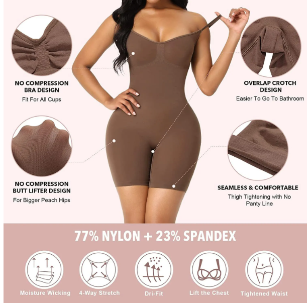 Plus Size Women's Stretch Shapewear BodysuitFlatter your shape with this plus size one-piece shapewear bodysuit. Designed to lift the hips, flatten the belly, and slim the waist, it features comfortable stretcShapewearBeauty Babeez FitsBeauty Babeez Fits LLCPlus Size Women's