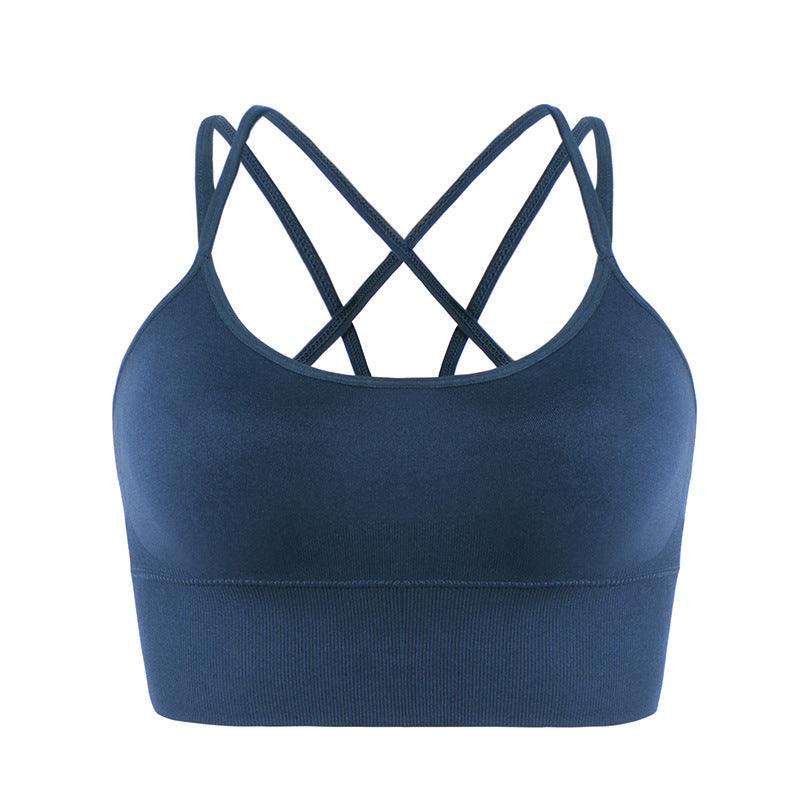 Cross-Back Sports Bra for Women — Plus Size
