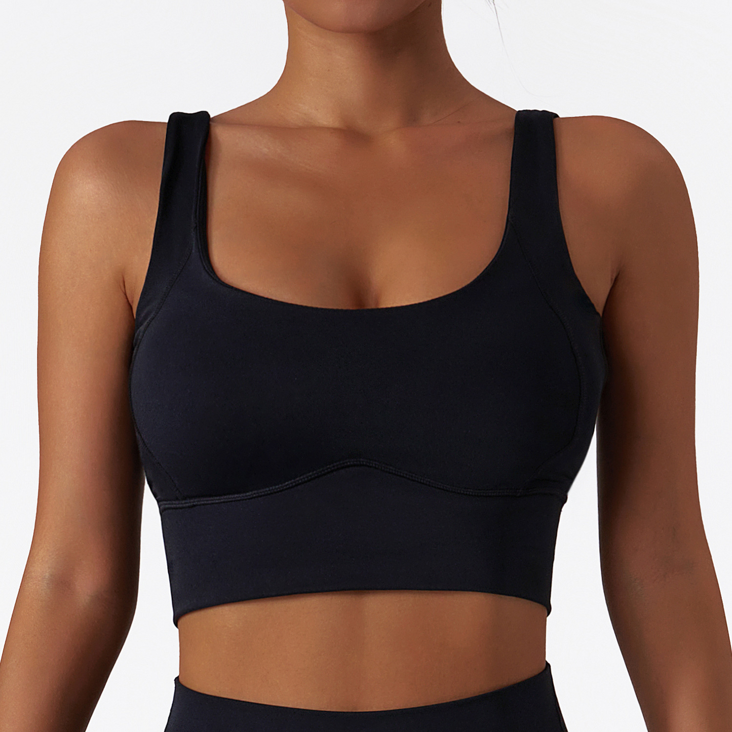 Nude Feel Seamless Comfort Sports Bra for Women