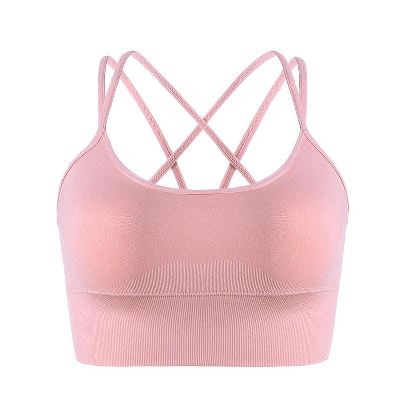 Cross-Back Sports Bra for Women — Plus Size