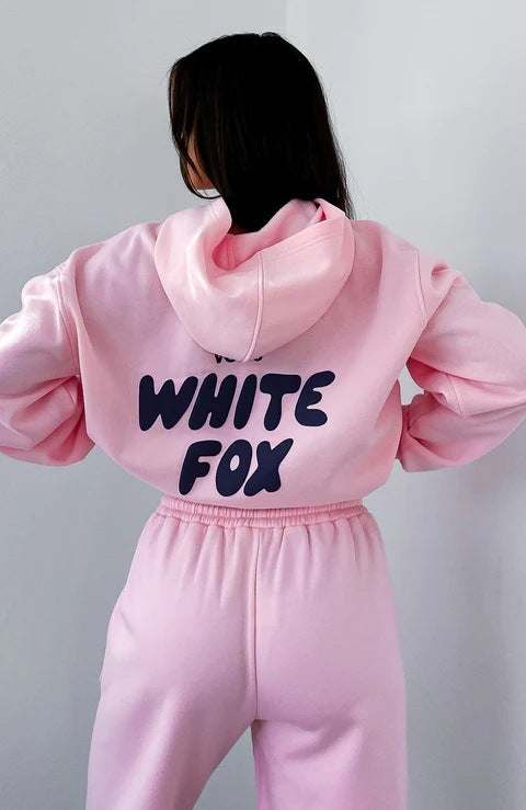 Fashionable Logo Hoodie and Sweatpants Set (2 Pieces)Step into a world of comfort and style with our latest two-piece hoodie set, designed for the fashion-forward individual! This versatile ensemble features a trendy lActivewear SetBeauty Babeez FitsBeauty Babeez Fits LLCtwo-piece hoodie set