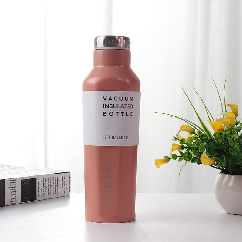 Motion Insulated Water Bottle 500ml stainless steel thermal cup in blue with secure lid