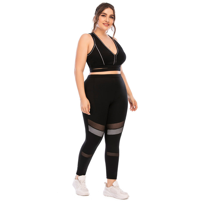 Plus Size Women's Sportswear Seamless Yoga SetElevate your summer workout wardrobe with our stunning Plus Size Swimsuit with Pocket. Designed specifically for active women, this seamless yoga set seamlessly blenActivewear SetBeauty Babeez FitsBeauty Babeez Fits LLCPlus Size Women's