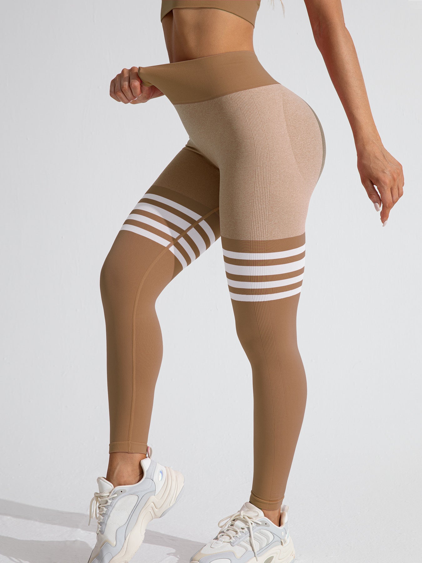 Striped Outdoor Sports Tights High Waist Hip Lift Running Exercise WorThe Striped Outdoor Sports Tights High Waist Hip Lift Running Exercise Workout Pants are the perfect combination of style, comfort, and performance. Designed for actActivewearBeauty Babeez FitsBeauty Babeez Fits LLCStriped Outdoor Sports Tights