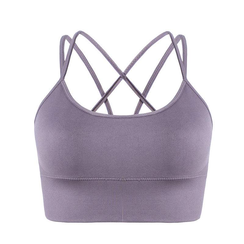 Cross-Back Sports Bra for Women — Plus Size