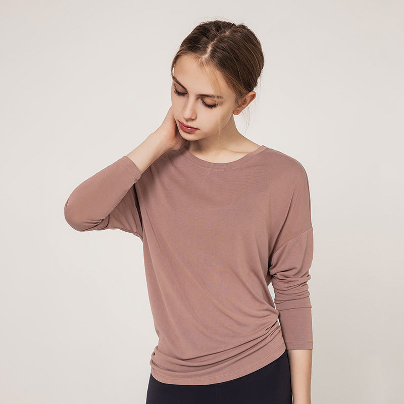 Women's Long Sleeve Breathable Workout T-ShirtWork out in style. This long-sleeve athletic top features a trendy open-back design and is crafted from premium Modal fabric for exceptional softness, breathability,Activewear TopBeauty Babeez FitsBeauty Babeez Fits LLCWomen's Long Sleeve