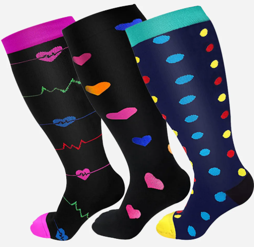 Plus Size Compression SocksOur Plus Size Compression Socks are designed to provide all-day comfort and support for both men and women. With high elasticity and a wide-fit design, they ensure aFitness AccessoriesBeauty Babeez FitsBeauty Babeez Fits LLCPlus Size Compression Socks
