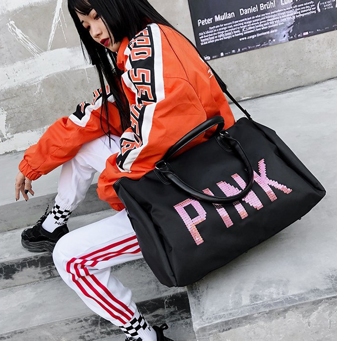 Fashionable Sequin Tote Bag – Large Capacity Gym & Travel Bag