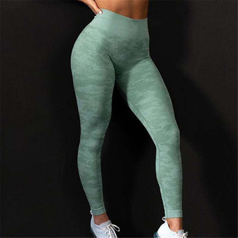 Seamless High-Waist Yoga Pants – Butt-Lifting