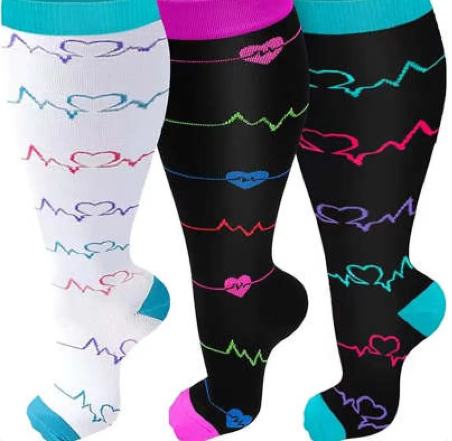 Plus Size Compression SocksOur Plus Size Compression Socks are designed to provide all-day comfort and support for both men and women. With high elasticity and a wide-fit design, they ensure aFitness AccessoriesBeauty Babeez FitsBeauty Babeez Fits LLCPlus Size Compression Socks