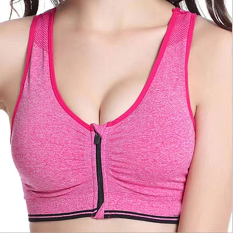 Plus Size Shockproof Seamless Sports Bra for Fitness