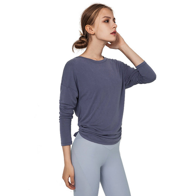 Women's Long Sleeve Breathable Workout T-ShirtWork out in style. This long-sleeve athletic top features a trendy open-back design and is crafted from premium Modal fabric for exceptional softness, breathability,Activewear TopBeauty Babeez FitsBeauty Babeez Fits LLCWomen's Long Sleeve