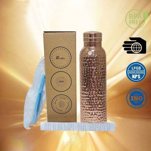 620ml sports water bottle with electroplated finish and stainless steel design