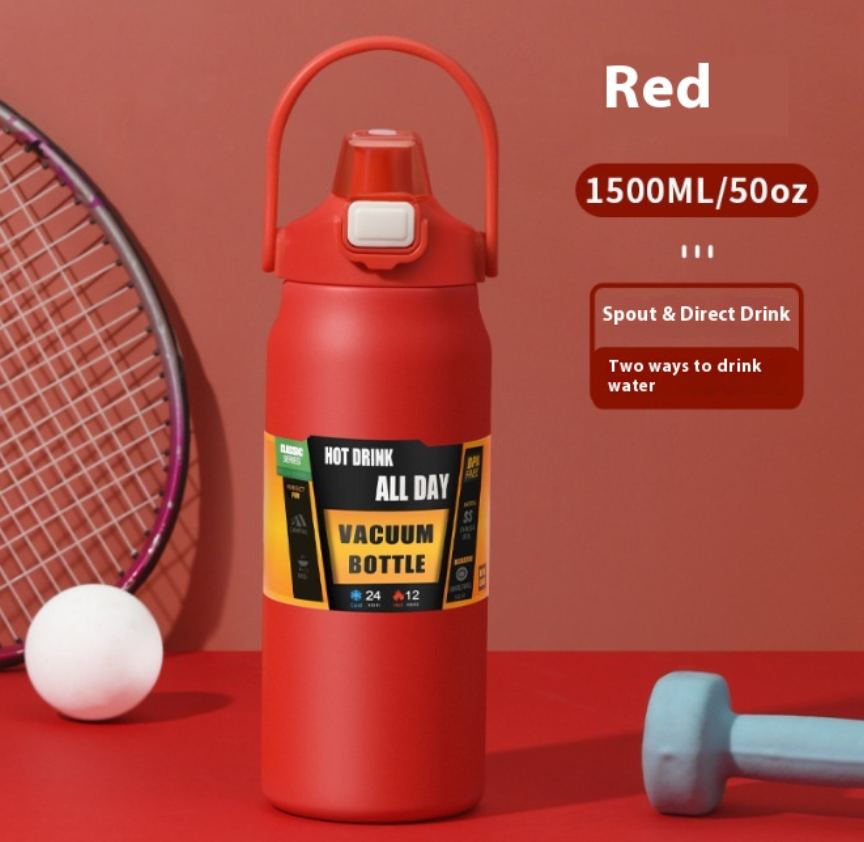 Stainless Steel Insulated Straw Bottle