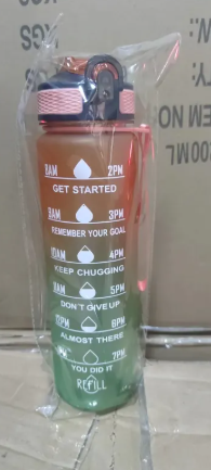 Gradient Color Sports Water Bottle