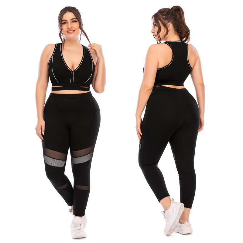 Plus Size Women's Sportswear Seamless Yoga SetElevate your summer workout wardrobe with our stunning Plus Size Swimsuit with Pocket. Designed specifically for active women, this seamless yoga set seamlessly blenActivewear SetBeauty Babeez FitsBeauty Babeez Fits LLCPlus Size Women's