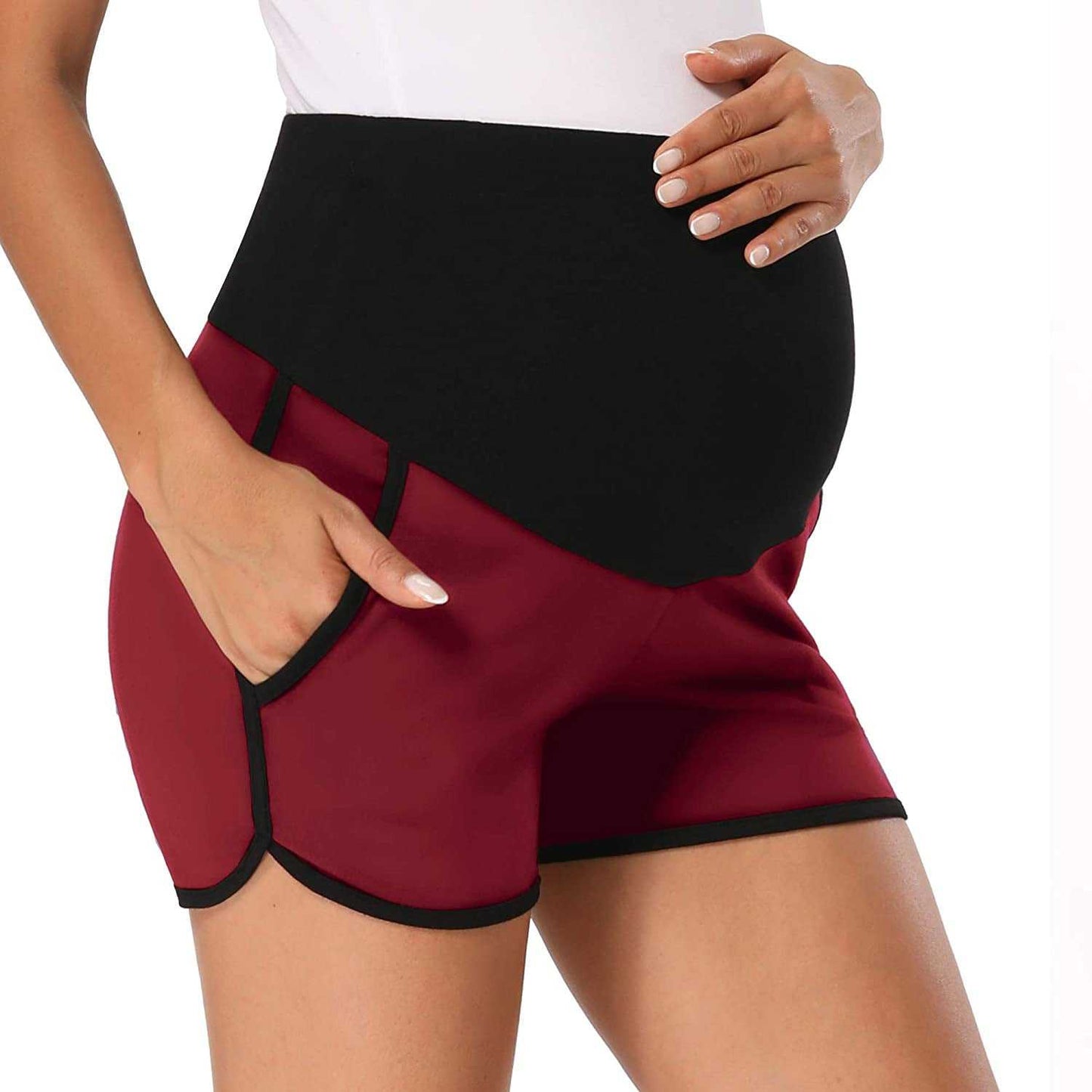 Fashionable Casual Maternity Sports Shorts with Belly HolderIntroducing our New Fashion Casual Maternity Pants, designed specifically for the comfort and style of mothers-to-be. These maternity sports shorts are perfect for cMaternity ActivwearBeauty Babeez FitsBeauty Babeez Fits LLCFashion Casual Maternity Shorts