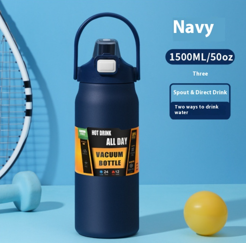 Stainless Steel Insulated Straw Bottle