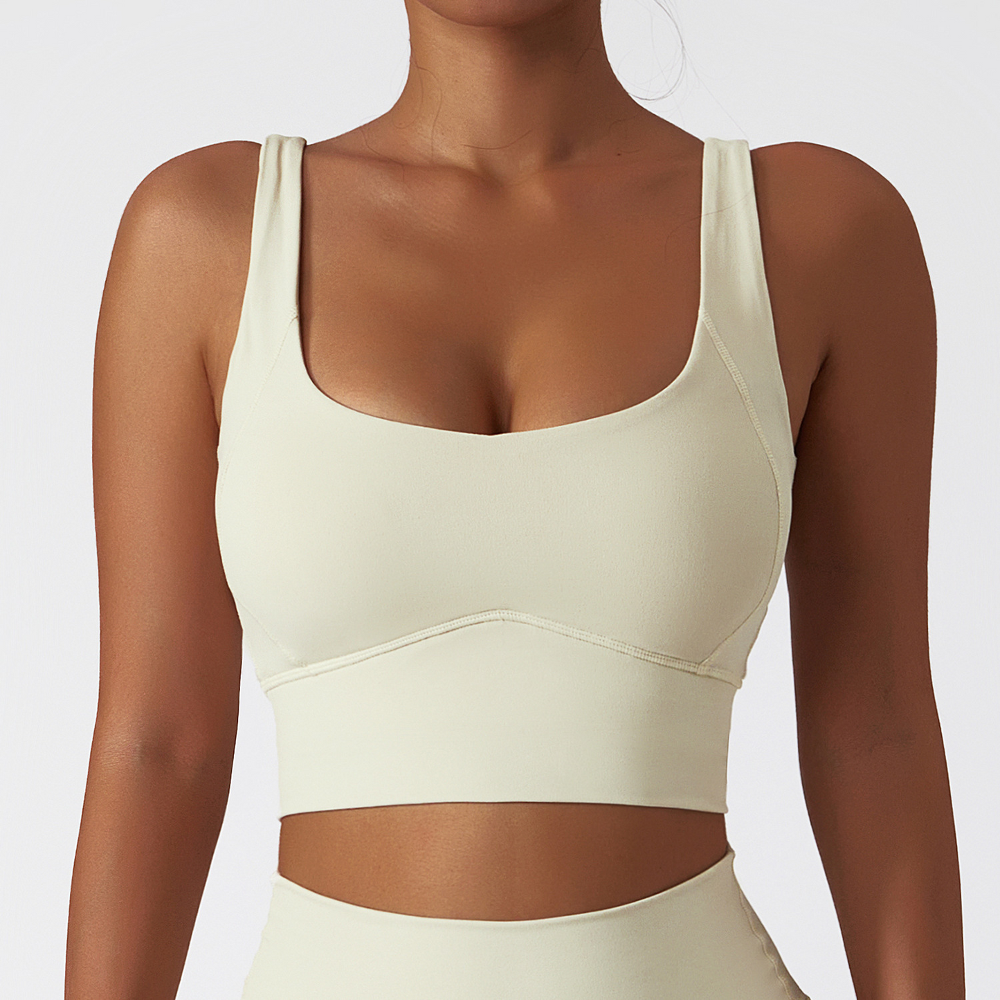 Nude Feel Seamless Comfort Sports Bra for Women