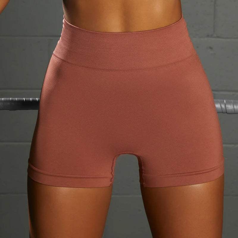 Seamless Knit Sports Bra and High-Waist Yoga Set