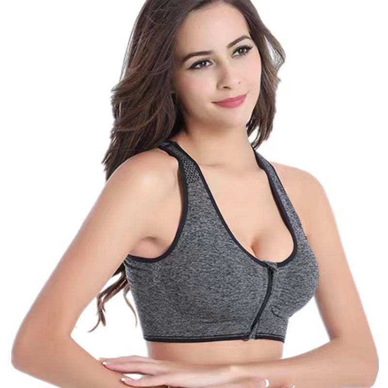 Plus Size Shockproof Seamless Sports Bra for Fitness